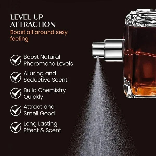 Masculine pheromone cologne for men, providing a long-lasting scent that boosts confidence & appeal.
