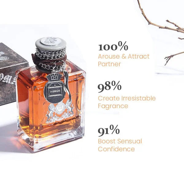 Eau de parfum men's pheromone fragrance, a powerful attraction scent for lasting confidence & allure.