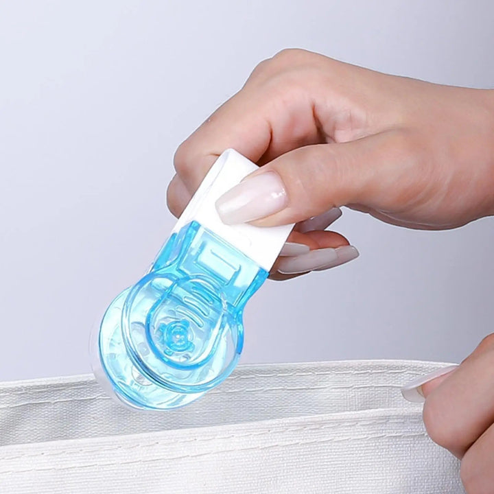 Compact daily pill dispenser and medication organizer, a convenient, stress-free health aid for regular use.