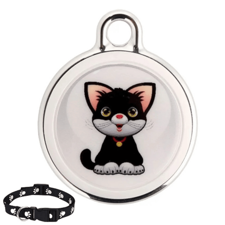 Unisex pet GPS tracker kit with device, charging cable, and manual; essential for dog & cat real-time safety.