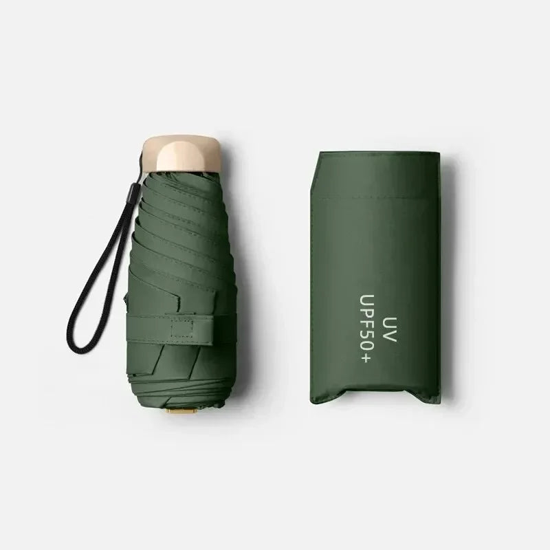 Unisex ultra-light travel umbrella, waterproof & UV protective. Compact and portable rain & sun gear for any journey.