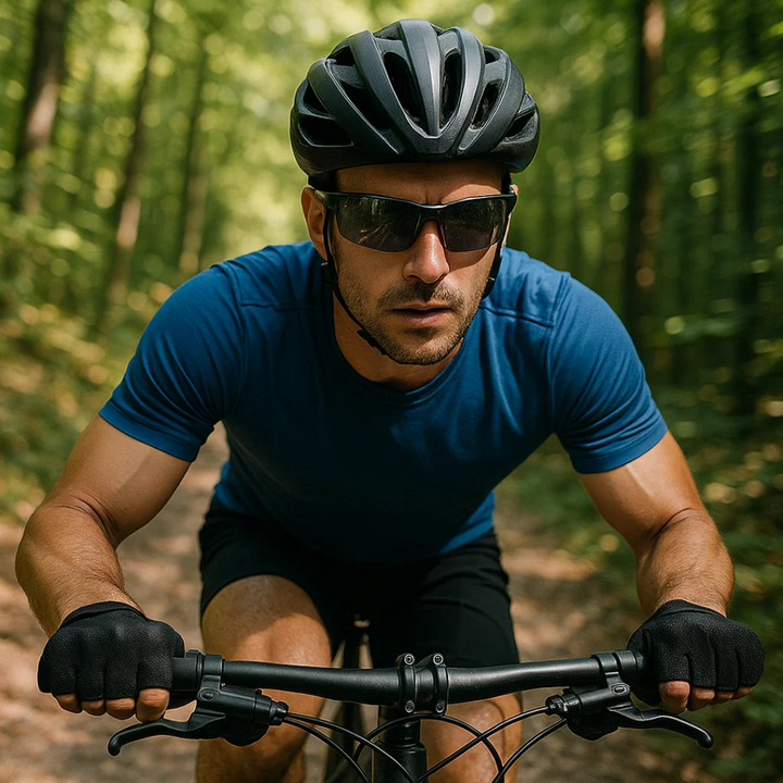 High-performance unisex polarized sunglasses, photochromic lenses ensure adaptive glare protection for any outdoor adventure.