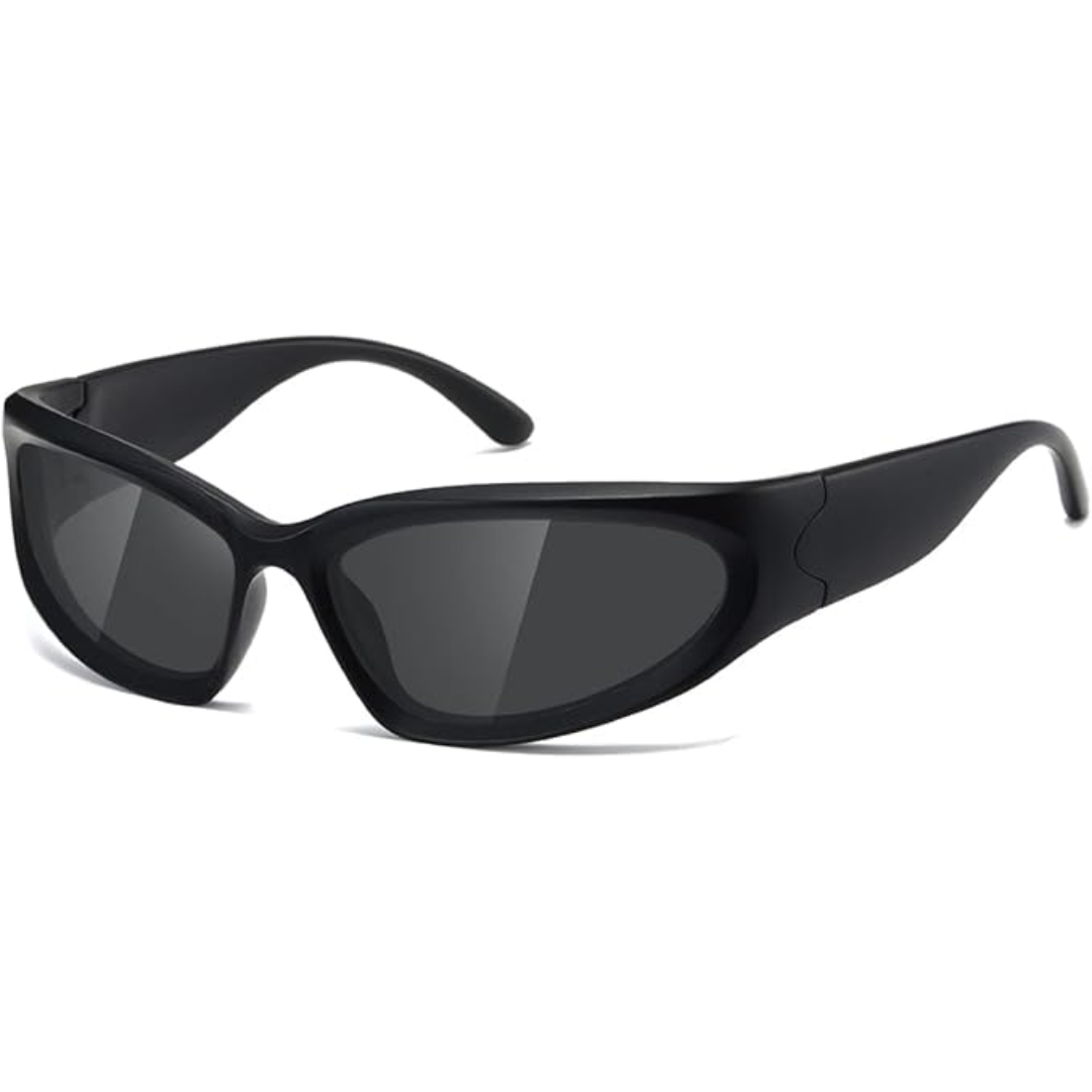 Unisex polarized wrap-around sports sunglasses, UV protection for active lifestyles.