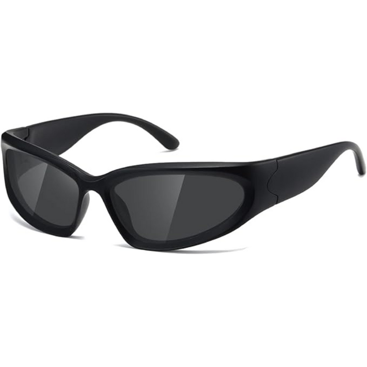 Unisex polarized wrap-around sports sunglasses, UV protection for active lifestyles.