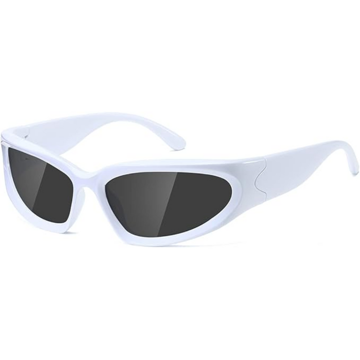 Versatile unisex wrap-around polarized sunglasses, active men, women, & outdoor gear.