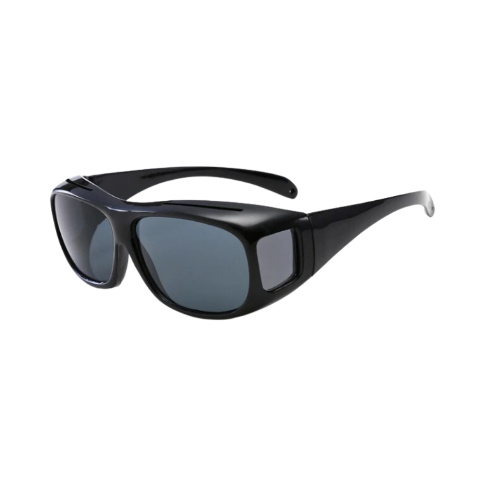 Glare reduction night driving eyewear for enhanced visibility, featuring polarized lenses for men and women.