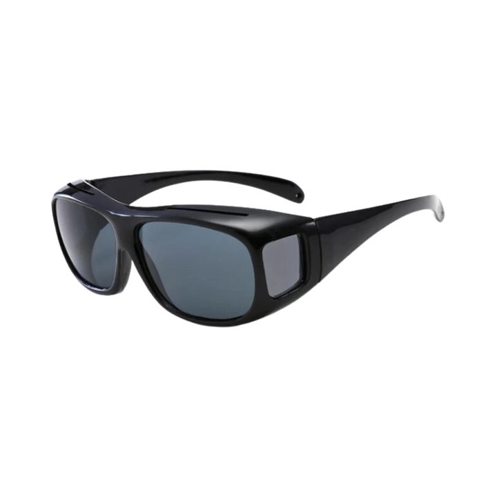 Glare reduction night driving eyewear for enhanced visibility, featuring polarized lenses for men and women.