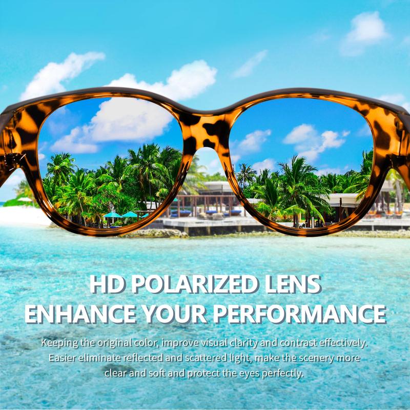 Unisex outdoor eyewear: polarized over glasses with UV protection & glare reduction.