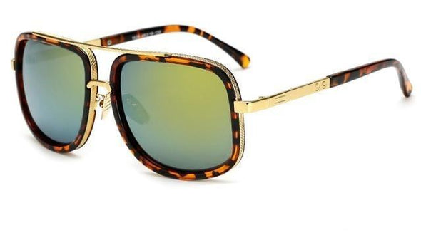 Protective men's polarized sunglasses for clear vision, UV400 anti-glare, lightweight alloy.