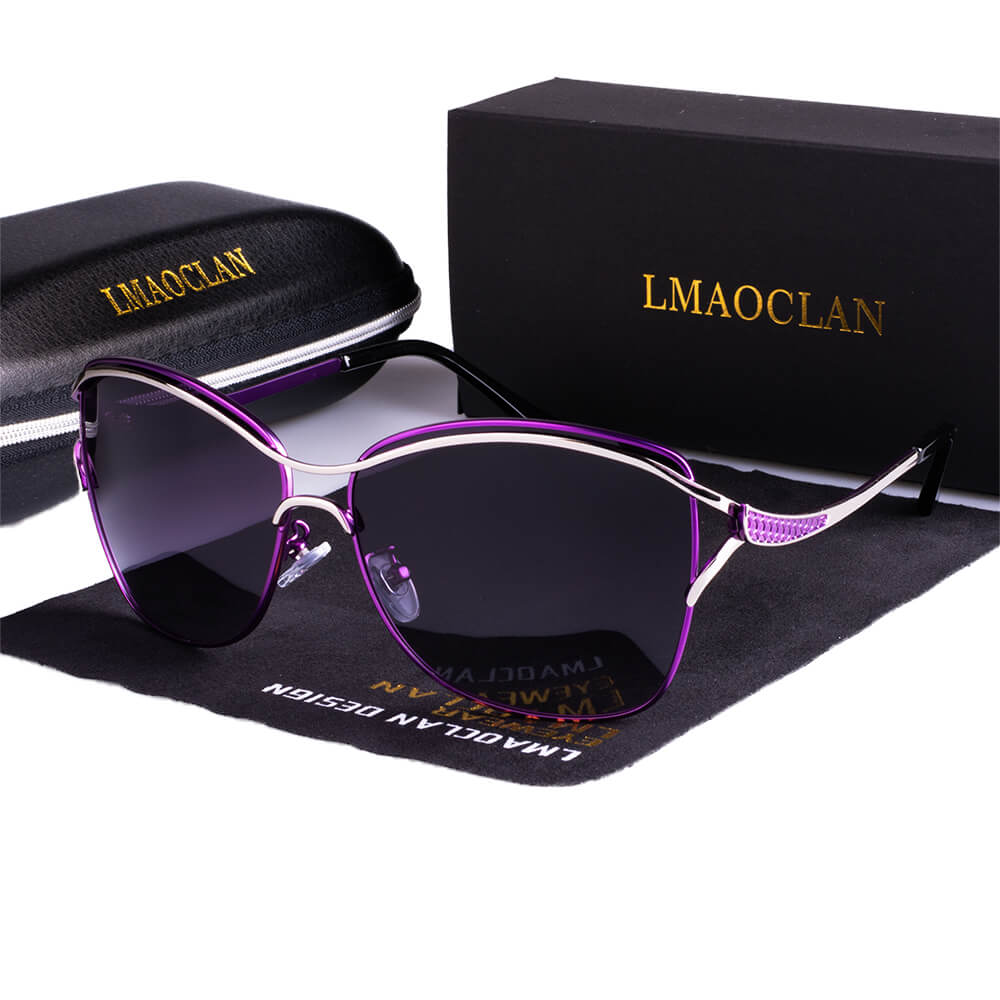 Luxury unisex polarized sunglasses, perfect travel essentials and summer shades for chic eye protection and comfort.