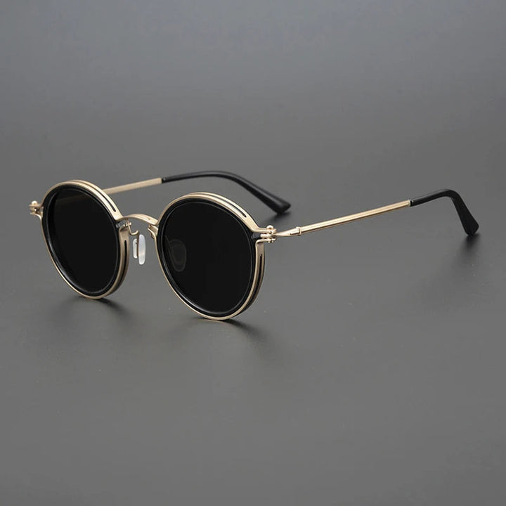Unisex polarized sunglasses with UV400 protection, featuring a stylish metal frame for all-day eye comfort.