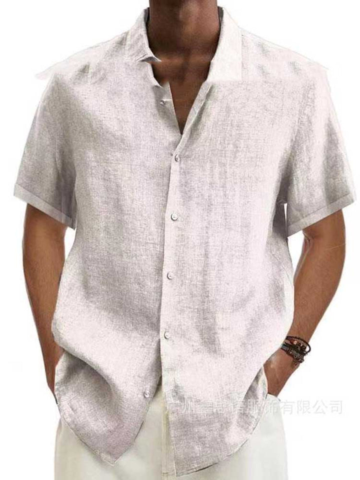 Classic fit men's long sleeve button down shirt for a polished yet comfortable look. Ideal for versatile styling.