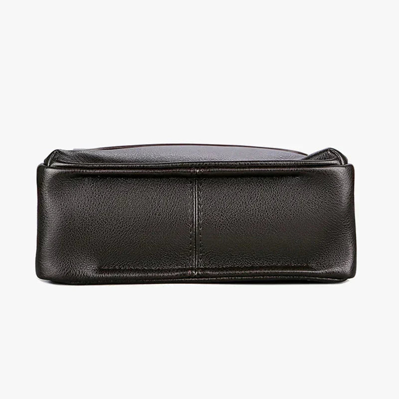 Stylish women's dark brown faux leather shoulder bag for daily elegance, includes crossbody strap.