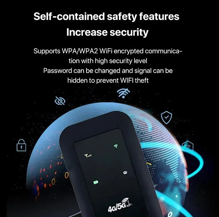High-speed 5G mobile WiFi hotspot for remote work. Get fast, reliable internet anywhere for productivity.