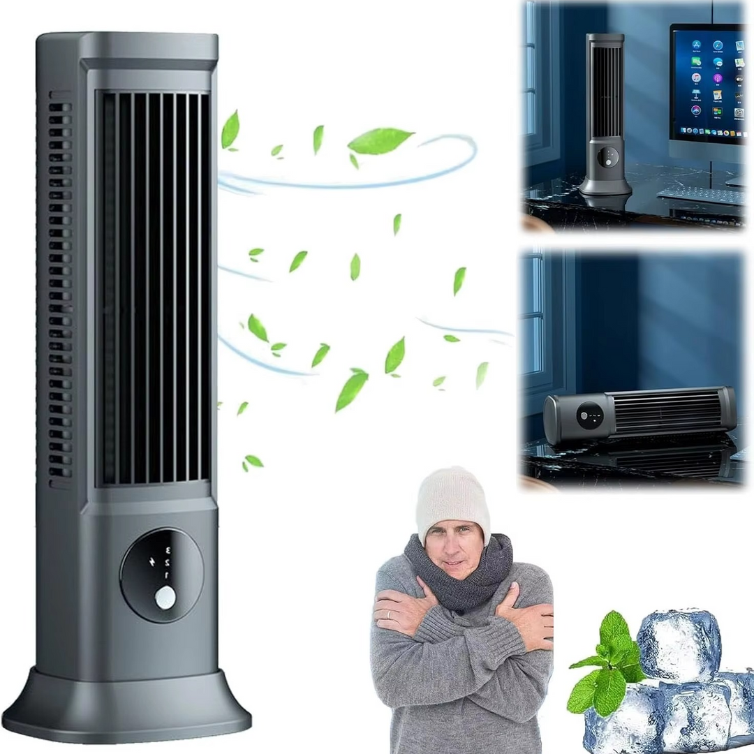Quiet portable air conditioner & personal cooler for bedroom and office, ensuring compact home cooling.