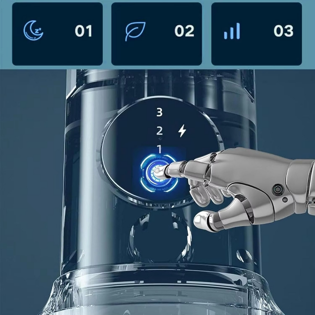 Mini portable air conditioner with fan & humidifier functions for personal space, perfect for office comfort.