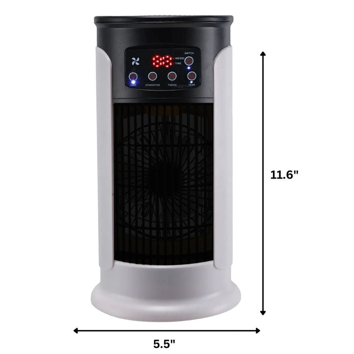 Compact, energy-efficient portable AC unit, ideal for small spaces, personal cooling, and quiet operation.
