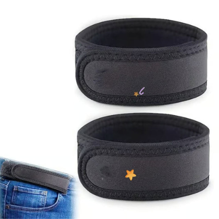 Invisible elastic waist belt, ensuring all-day comfort without buckle pressure. Adjustable for a perfect sleek fit.