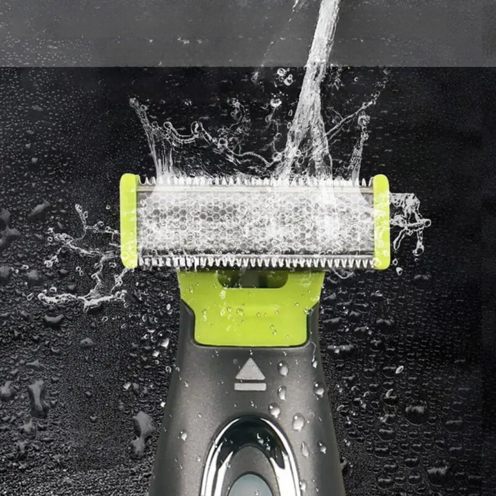Ergonomic portable electric body groomer for men & women. Achieve smooth skin with this travel-friendly shaver.