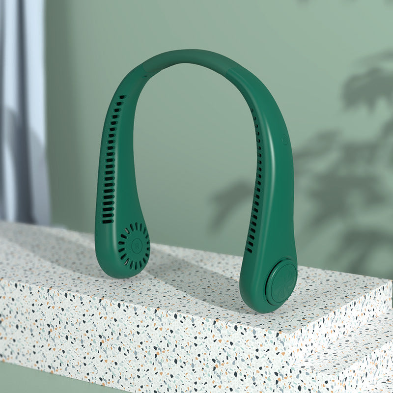 Lightweight unisex neck fan offers personal cooling; rechargeable and hands-free for ultimate outdoor gear convenience.