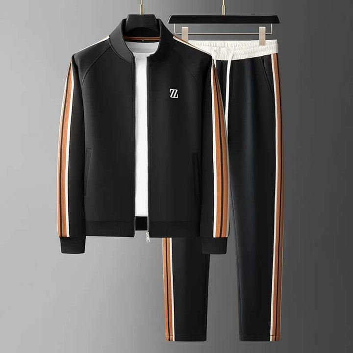 Men's stylish tracksuit set, essential activewear and loungewear for comfortable everyday casual wear. Modern apparel.