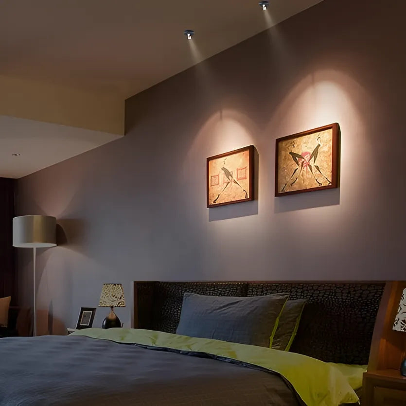Nvroome rechargeable LED spotlight; ideal for wireless, dimmable accent lighting indoors.