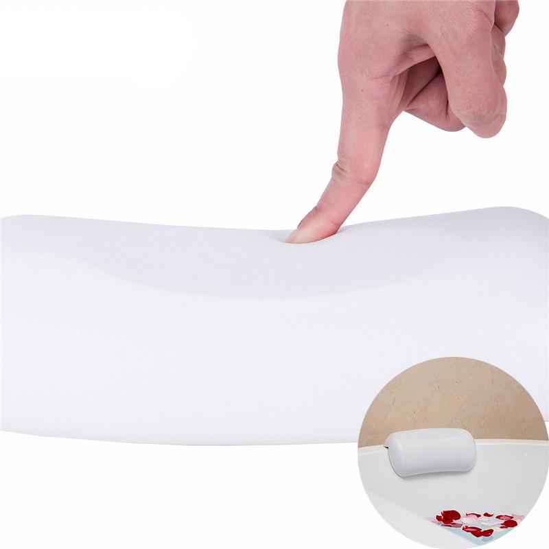 Plush bath cushion for luxurious home spa experience. Ergonomic head & neck support for ultimate comfort & relaxation.