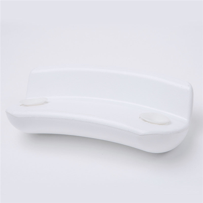 Relaxing bath pillow with ergonomic head & neck support. Luxury cushion for comfortable home spa and ultimate unwinding.
