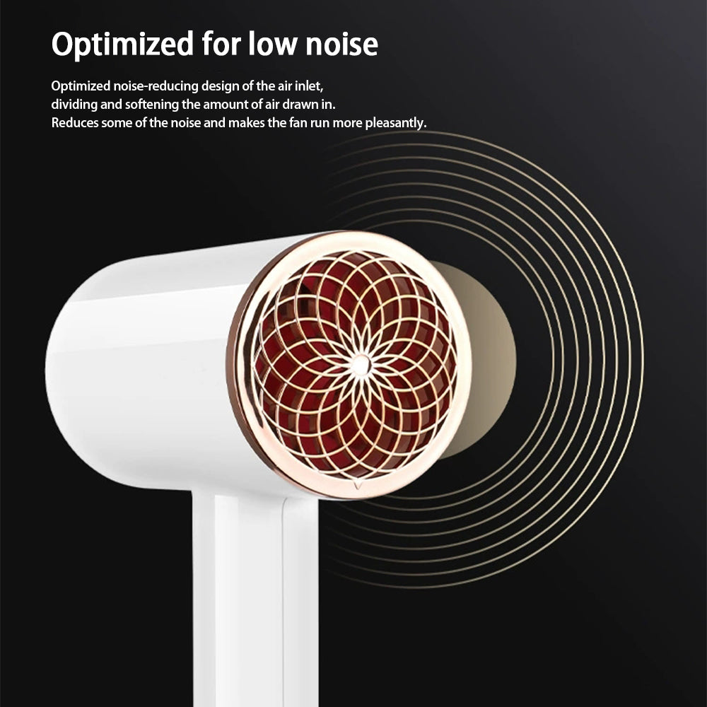 Salon-grade ionic hair dryer, 2400W, delivers fast drying & professional styling for all hair types.