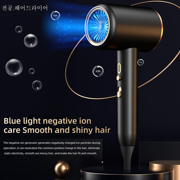 Professional 2400W hair dryer, provides ultimate frizz control & quick drying.
