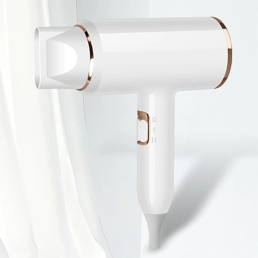 Unisex professional ionic hair dryer, 2400W, powerful for fast salon-quality drying & frizz control.