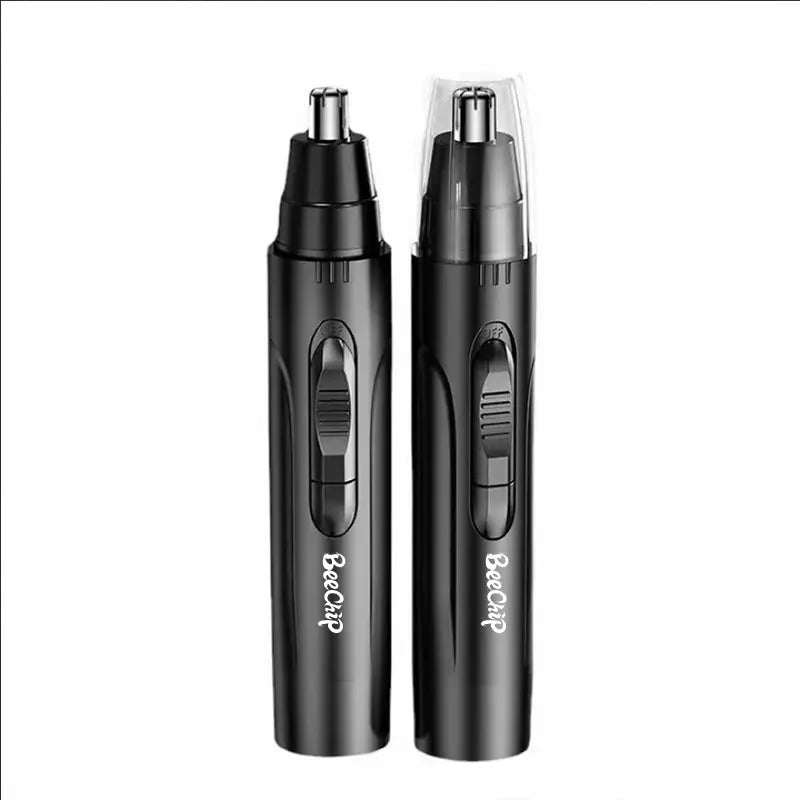Rechargeable electric nose & ear hair trimmer. Hygienic, painless grooming for personal beauty.