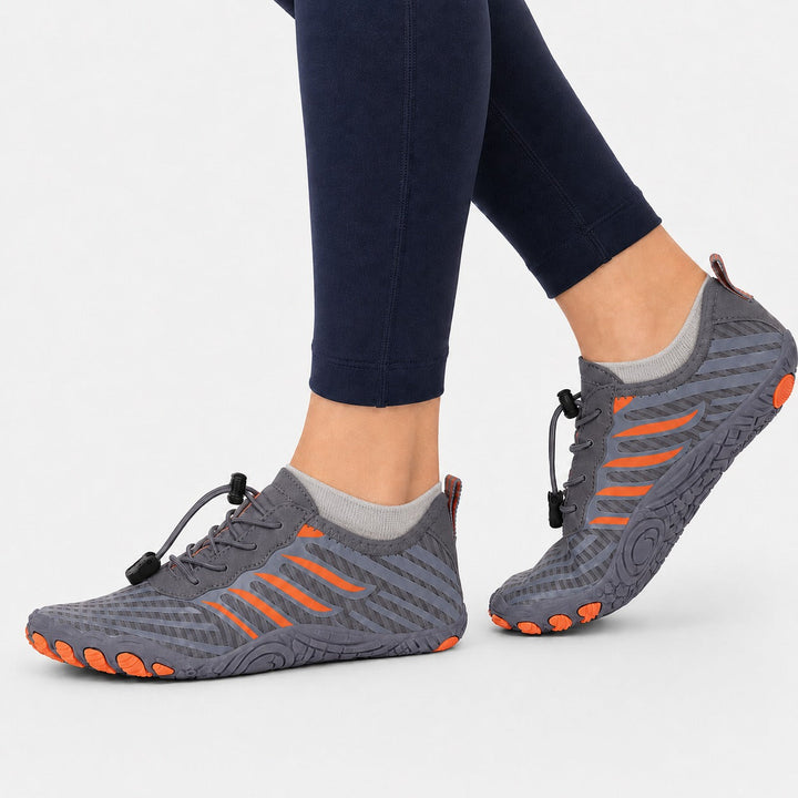 Barefoot walking shoes for women with flexible sole and wide toe box for ultimate foot health.