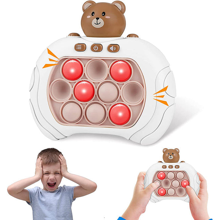 Quick Push educational brain game for kids, building motor skills, cognitive function & focus.