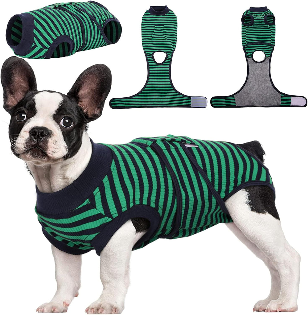 Comfortable recovery suit for dogs & cats post-surgery. Prevents irritation & supports pet health.
