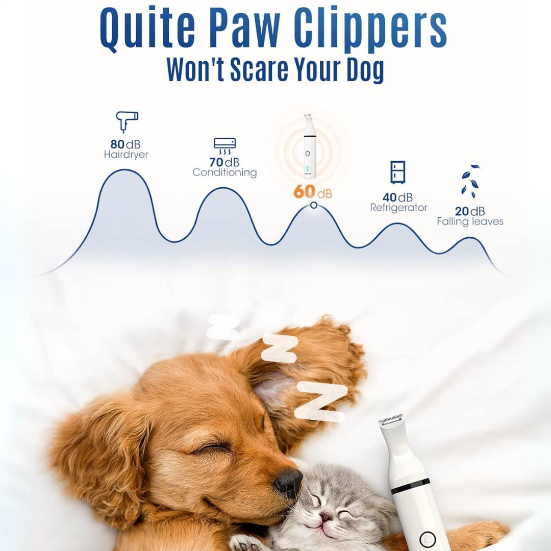 USB-charging cordless dog & cat clipper for ultimate grooming convenience.