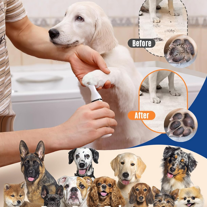 Long-lasting battery life of the cordless pet clipper for extended grooming sessions.