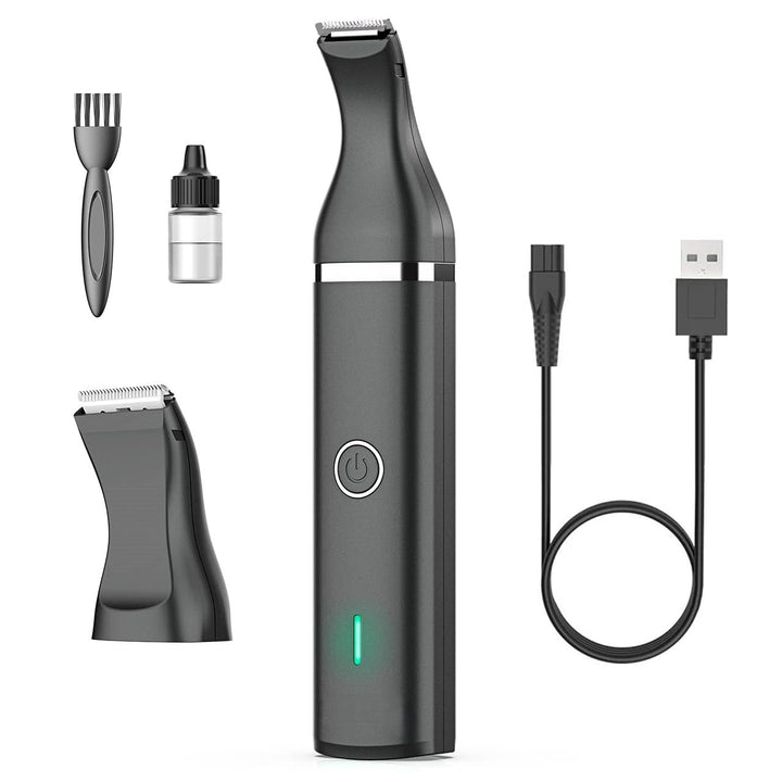Ergonomic design of the cordless dog & cat grooming clipper for easy pet care.