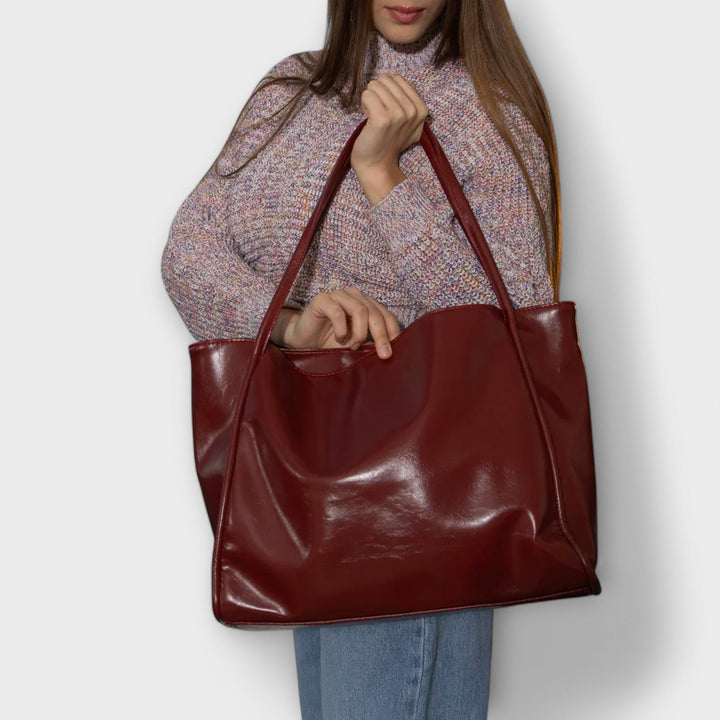 Polished Leather Handbag