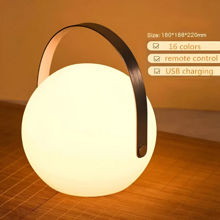 RadianceFlex wireless portable waterproof LED table lamp for versatile indoor and outdoor lighting solutions.