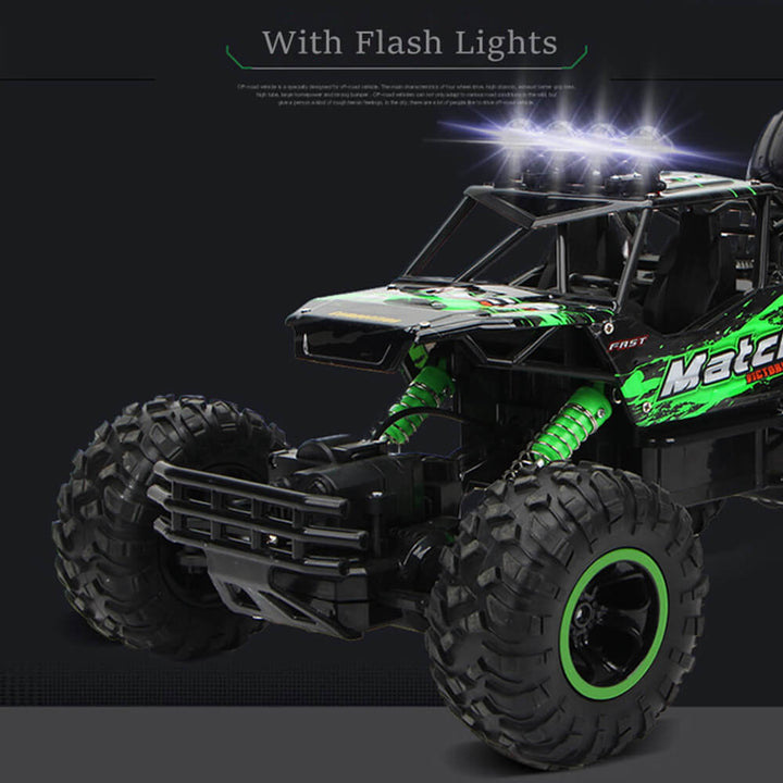 Remote control off-road adventure toy truck for kids. Exciting 4WD vehicle for play.