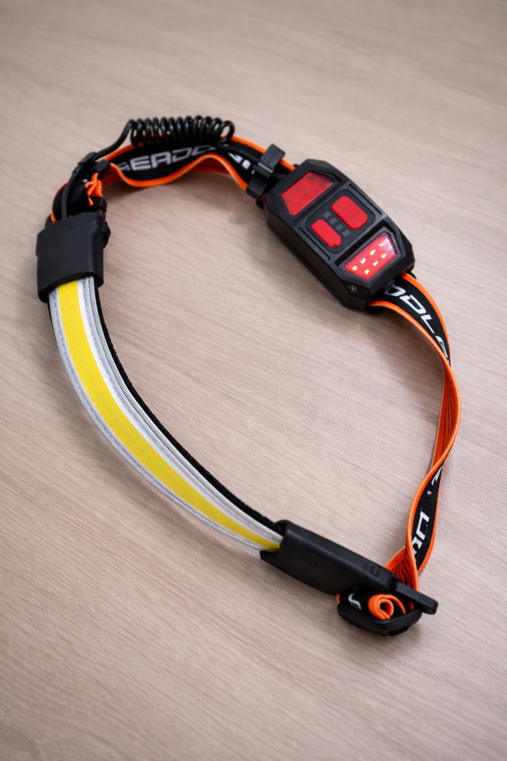 Unisex 1000 lumen rechargeable headlamp (2-pack) with 230° wide beam for all outdoor lighting needs.