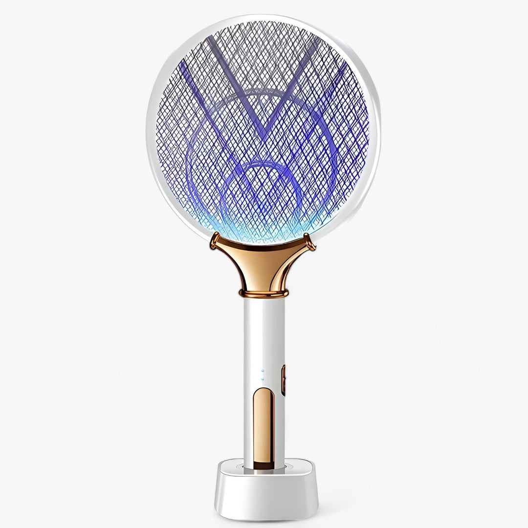 Eco-friendly household bug repellent lamp; rechargeable mosquito zapper ensures peaceful nights indoors & outdoors.