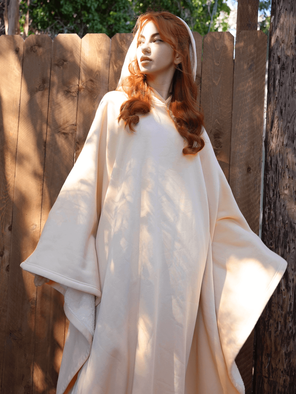 Ultimate comfort women's weighted hoodie. Soft, oversized design for deep relaxation, stress relief, and cozy loungewear.