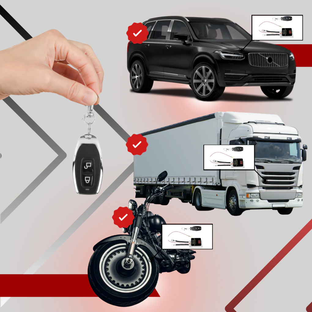 Wireless remote battery cutoff switch for cars, trucks & RVs. Enhanced vehicle security & anti-theft.