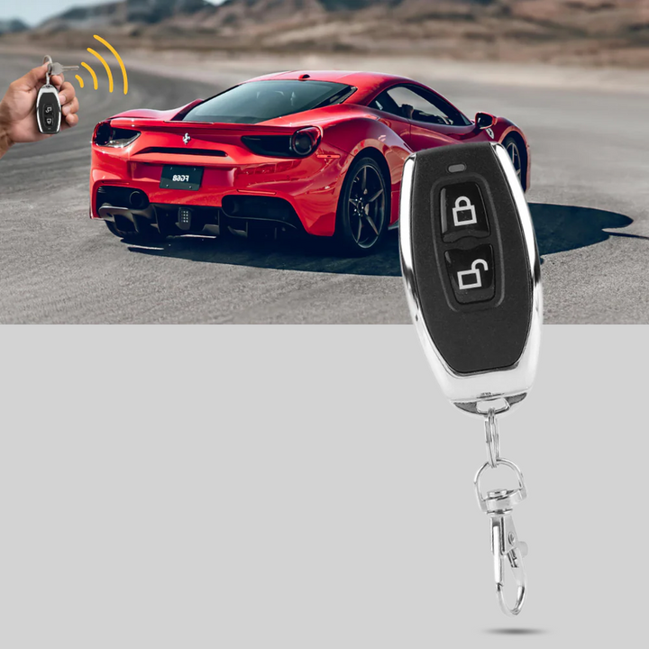 Compact remote battery cutoff switch. Essential vehicle security & anti-theft for any 12V system.