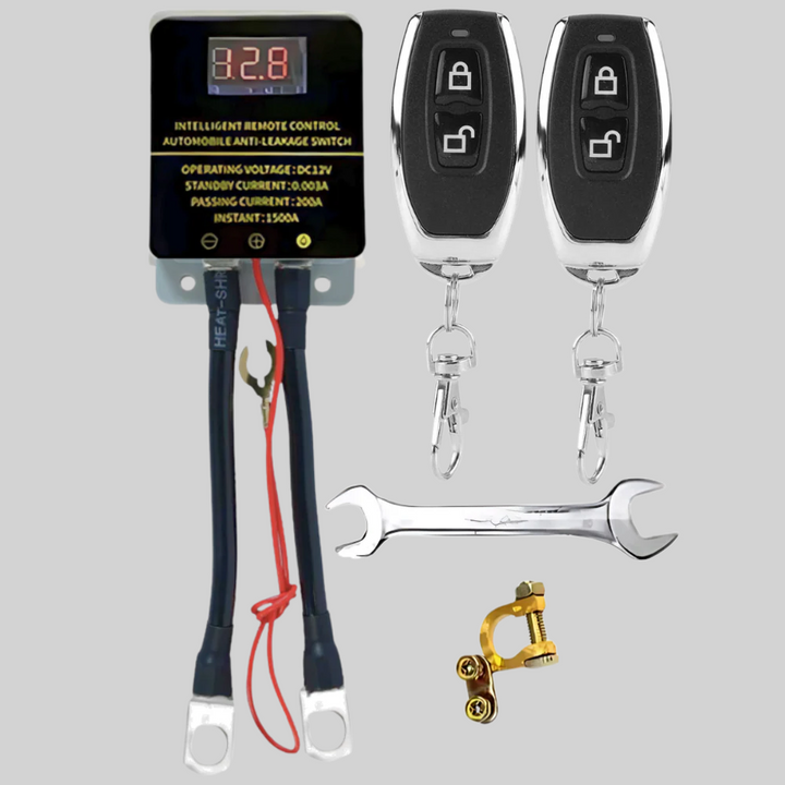 High-quality remote vehicle battery disconnect switch for reliable anti-theft protection & battery saving.