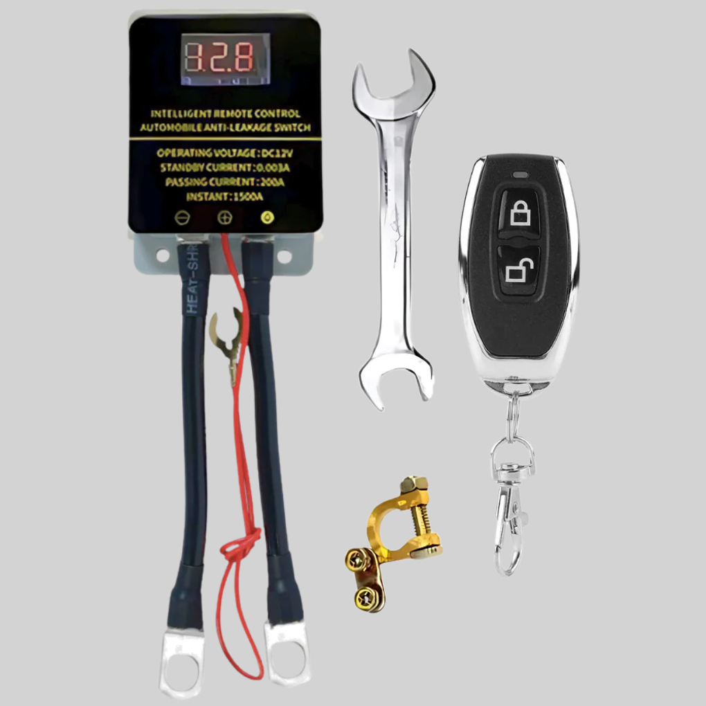 Installing remote battery disconnect switch: essential car kill switch for 12V vehicle security.
