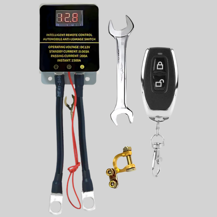 Installing remote battery disconnect switch: essential car kill switch for 12V vehicle security.