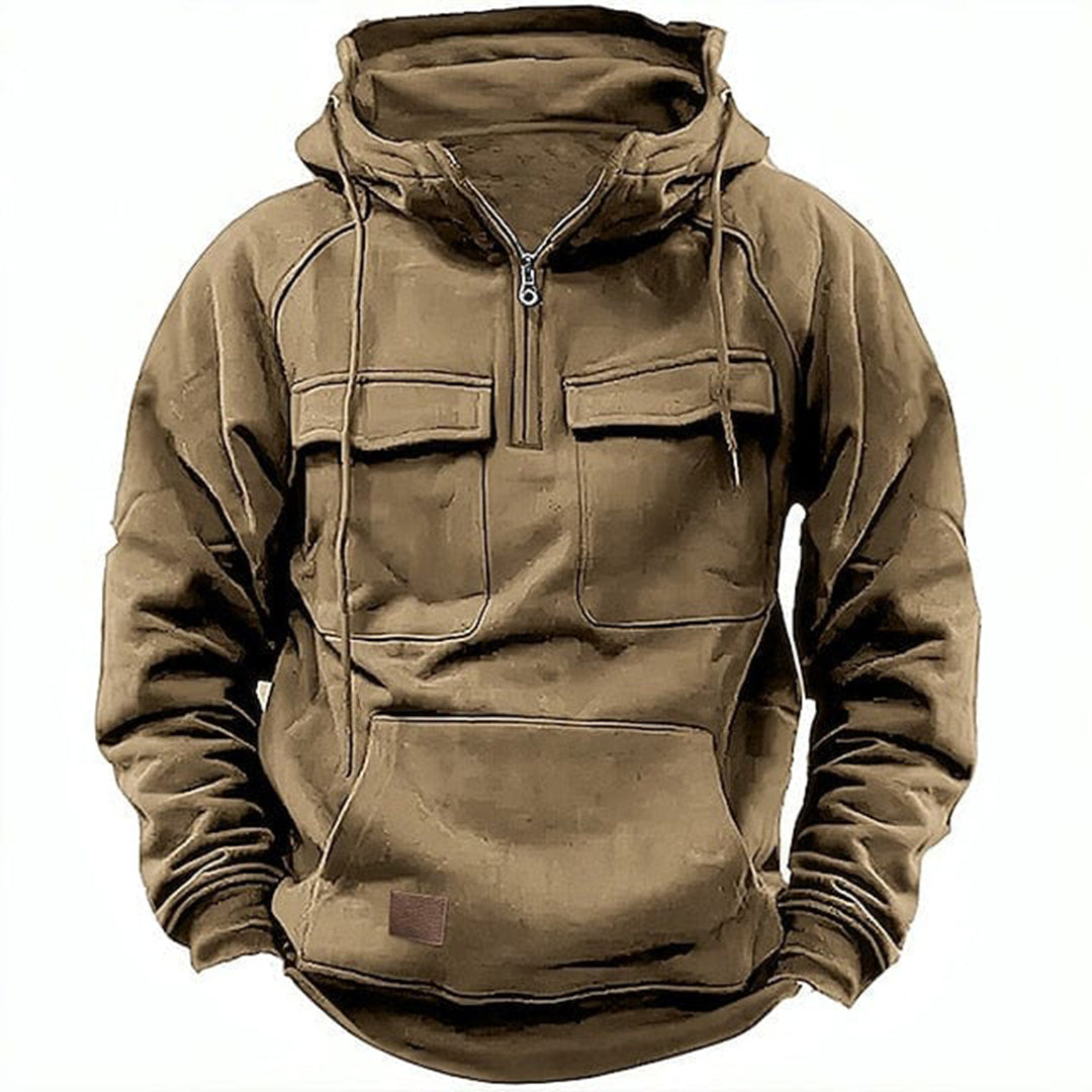 Vintage style men's retro motorcycle jacket. Durable & comfortable outerwear, ideal for fall/spring mens fashion.
